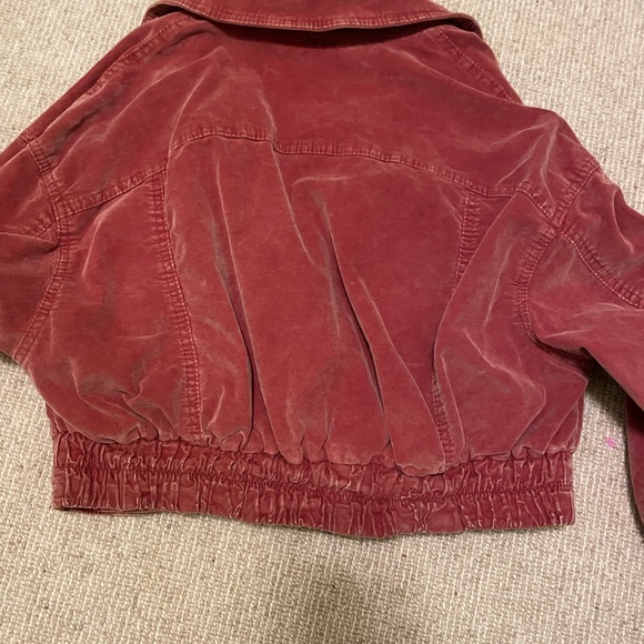 We The Free Vintage Red Bomber Jacket - Picture 5 of 5